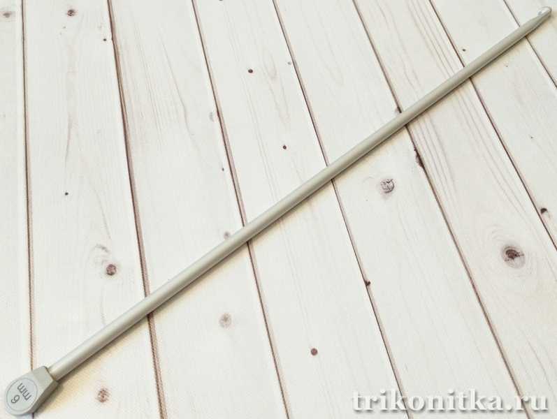 Крючок для тунисского вязания металл  36см, 6мм
