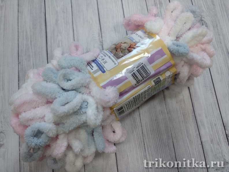 Alize puffy Color 5864 "Розовый, белый, светло-серый" Alize puffy Color 5864 "Розовый, белый, светло-серый"