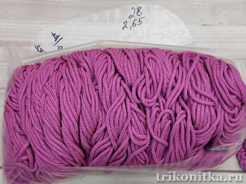 №28 Розовый яркий, 5мм, 2.65кг №28 Розовый яркий, 5мм, 2.65кг