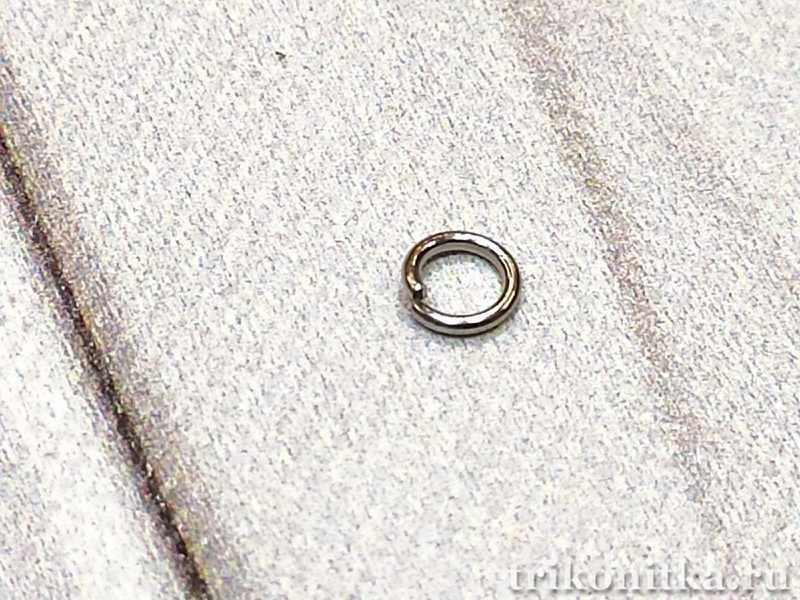 Кольцо серебро 4мм, 10шт