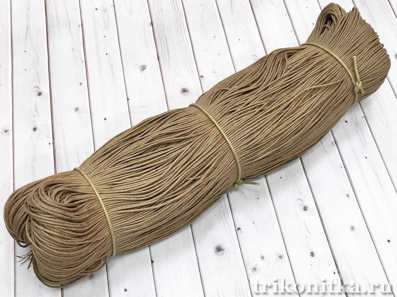 Шнур вощеный "Какао" 250-290г Шнур вощеный "Какао" 250-290г