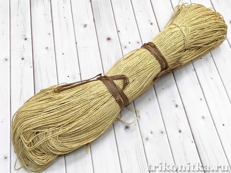 Рафия натуральная "Солома" Рафия натуральная "Солома"